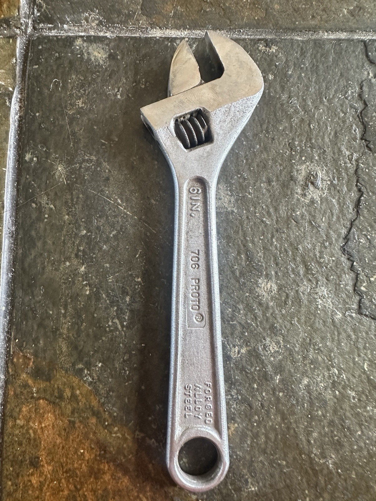 Vintage Proto 706 6” Adjustable Wrench Forged Alloy Steel Made in USA Vintage Proto 706 6” Adjustable Wrench Forged Alloy Steel Made in USA