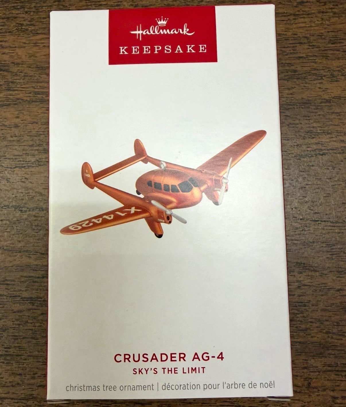Hallmark Keepsake Sky's the Limit Crusader AG-4 Airplane Hanging Ornament 2026