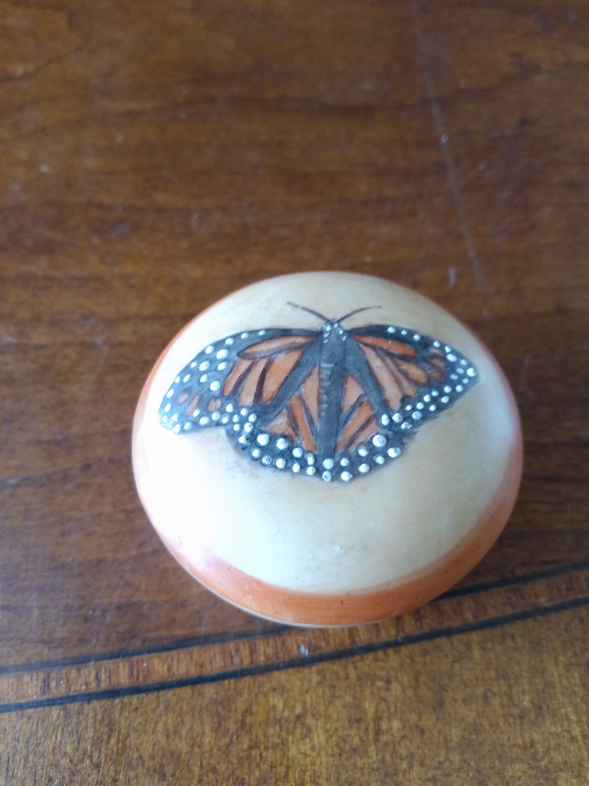 Handmade Trinket Box Vintage Monarch Butterfly Beautiful Trinket Box Handmade Trinket Box Vintage Monarch Butterfly Beautiful Trinket Box