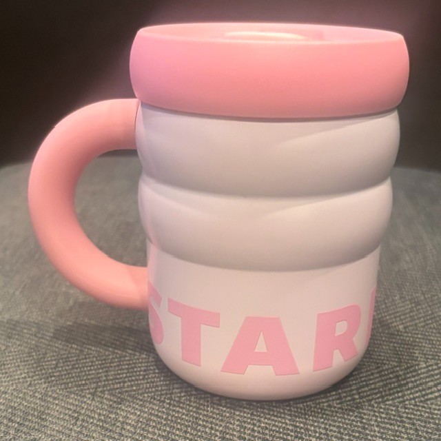 🩷 Starbucks 2026 Summer Limited Edition PINK Stainless Rippled Mug 12oz NEW