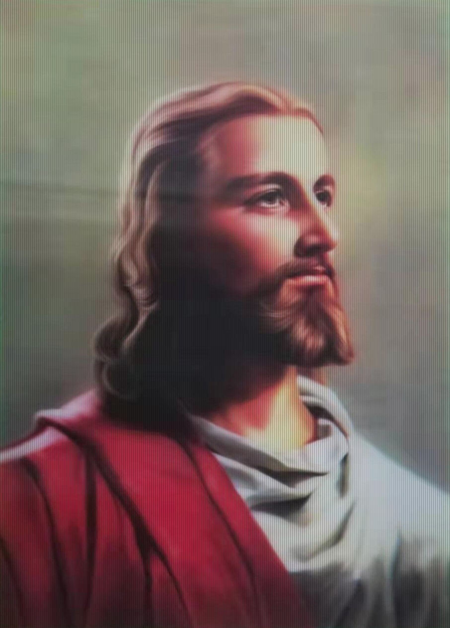 3D Lenticular Poster Portrait of Jesus Christ (9.75 x 13.625)
