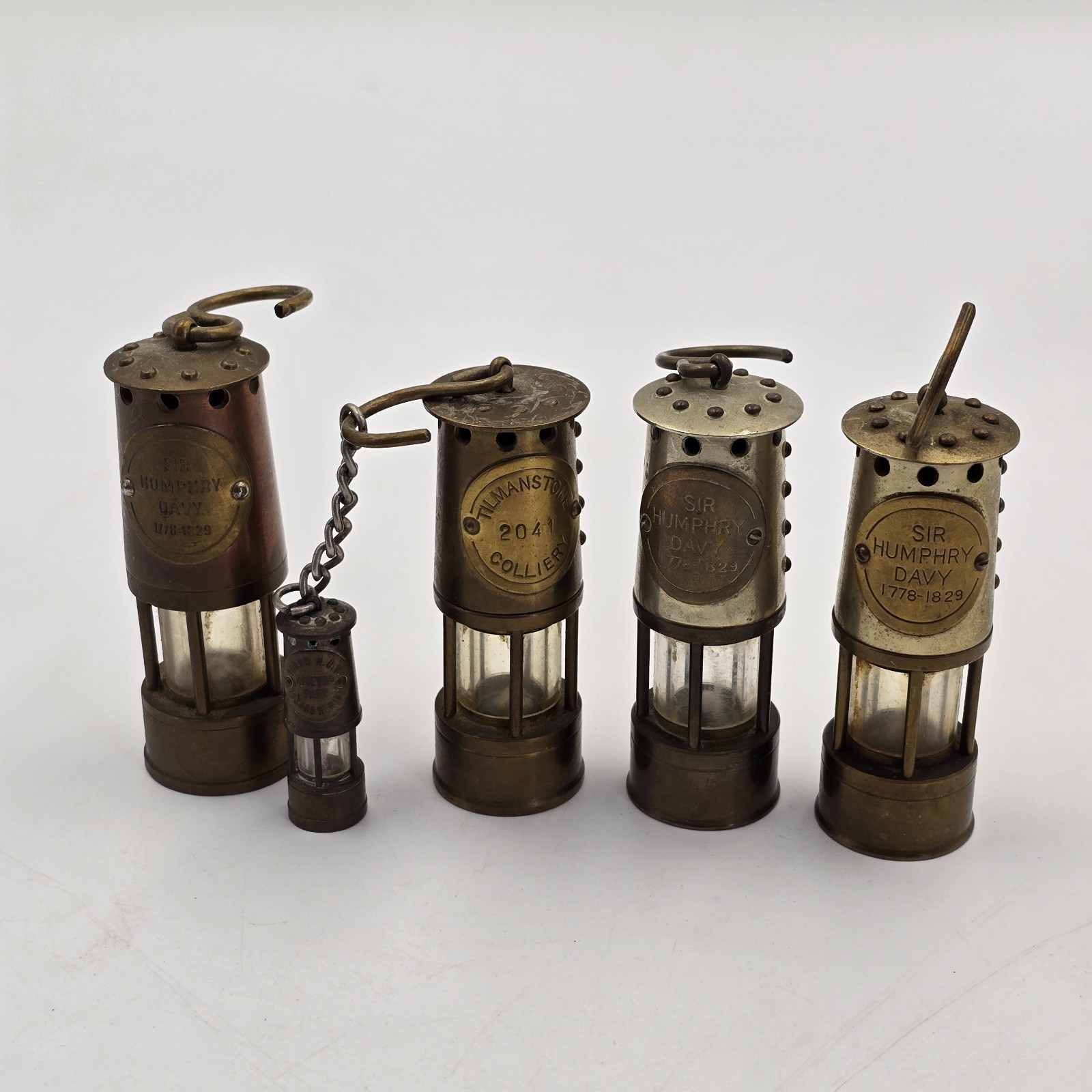 Job Lot Of Miniature Brass Lanterns