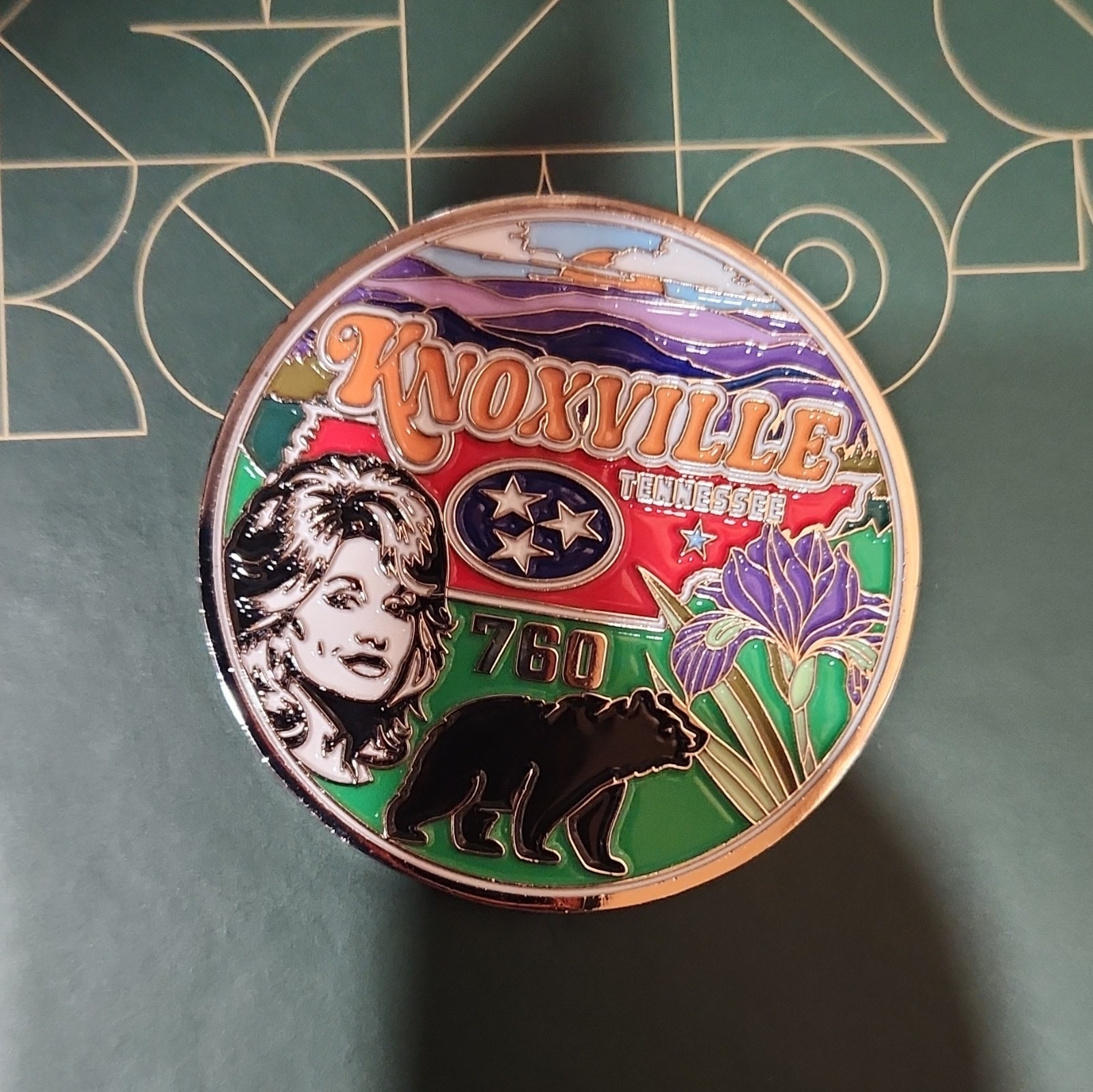 IBEW LOCAL #760 DOLLY BICENTENNIAL CHALLENGE COIN