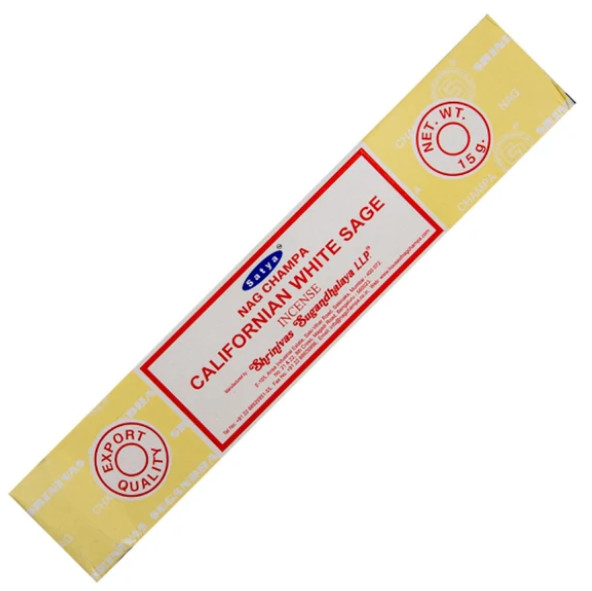 Satya Nag Champa California White Sage Incense 15 gr