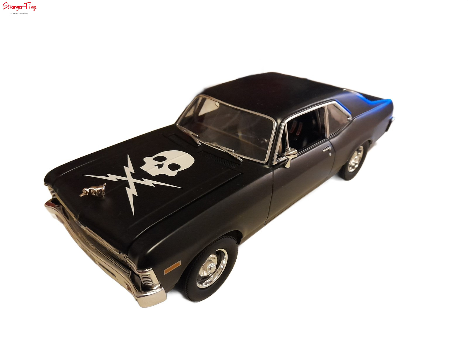 Greenlight Death Proof 1971 Chevrolet Nova Matte Black GMP 18925 1:18 Greenlight Death Proof 1971 Chevrolet Nova Matte Black GMP 18925 1:18