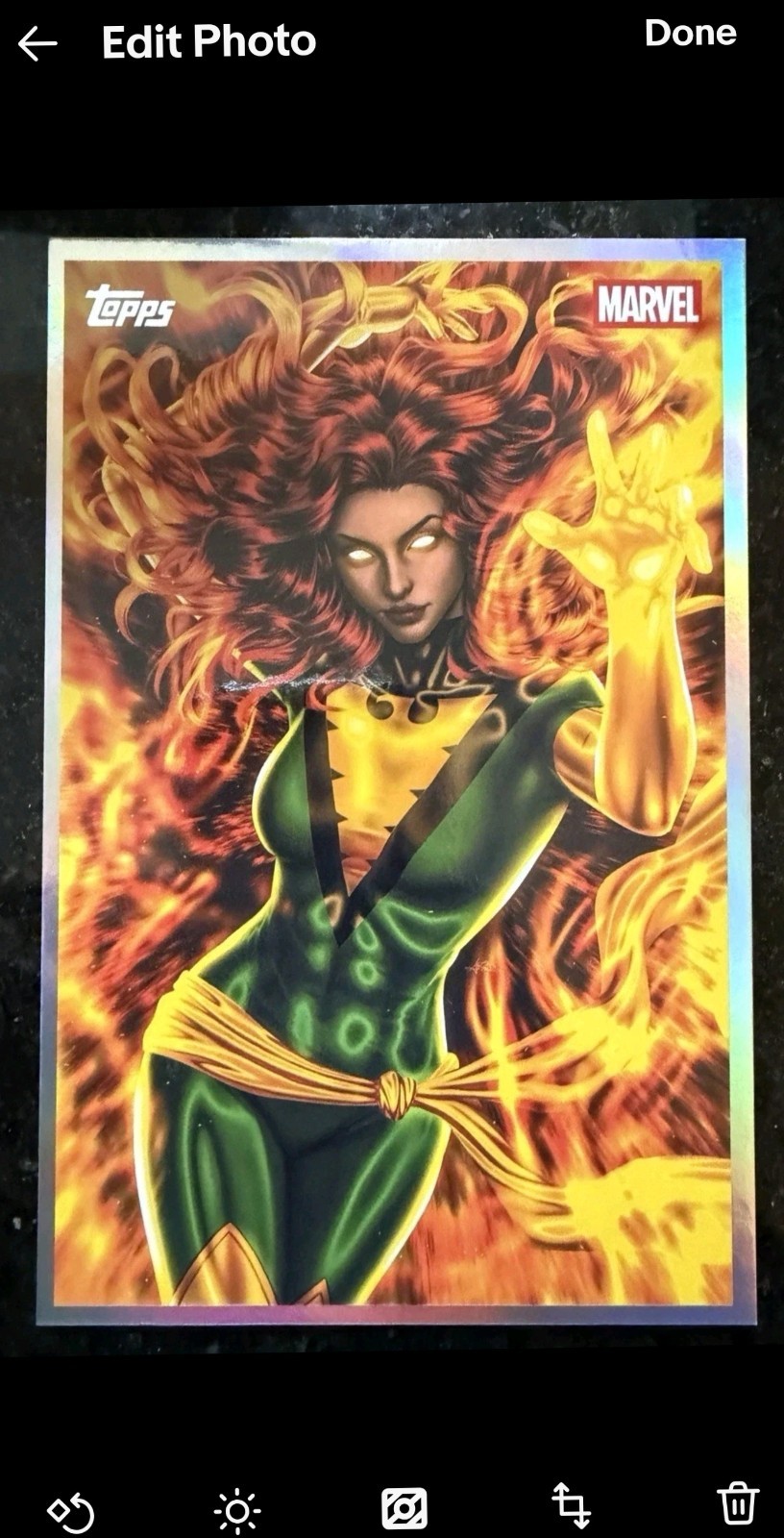 2026 Topps Marvel Vault PHOENIX Box Topper 75PT Originals Art Card Ariel Diaz