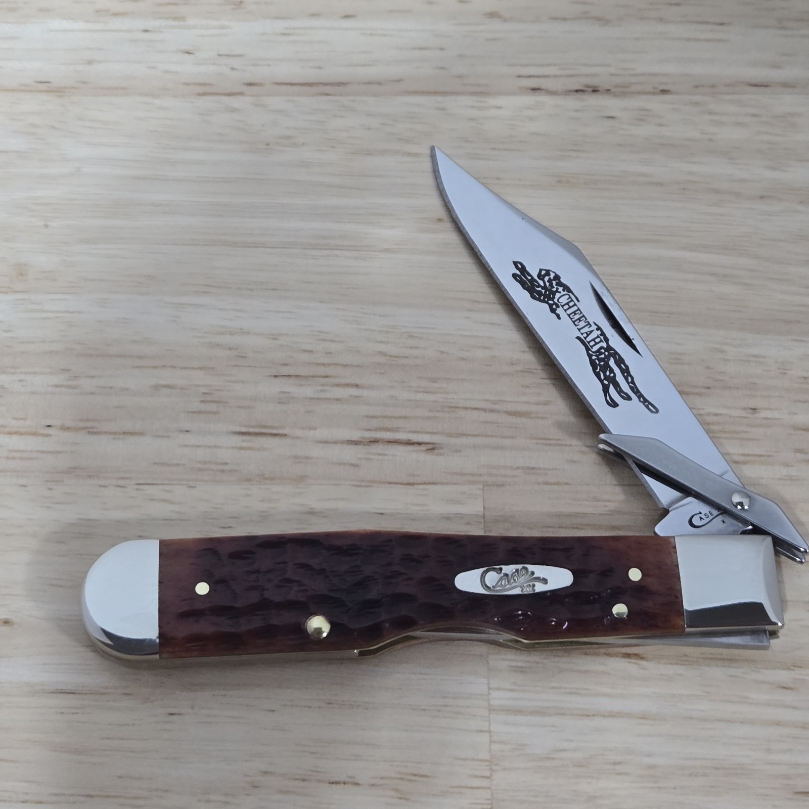 2019 Case XX 6111 1/2L CV  Cheetah Chestnut Bone Standard Jig NEW/NO BOX