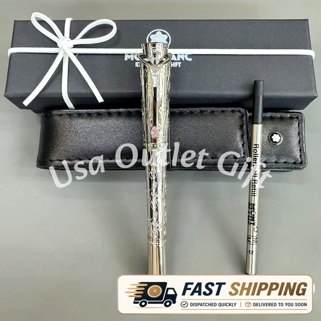 (MB) Monaco Princess Grace Kelly Special Edition w/ Leather Pen Case Rare