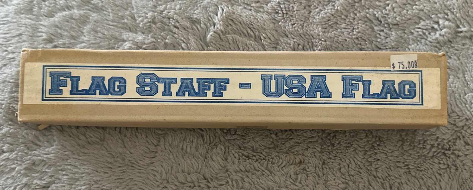 Vintage Magic Flag Staff Production W/Silk USA Flag & Info Sheet Magic Trick
