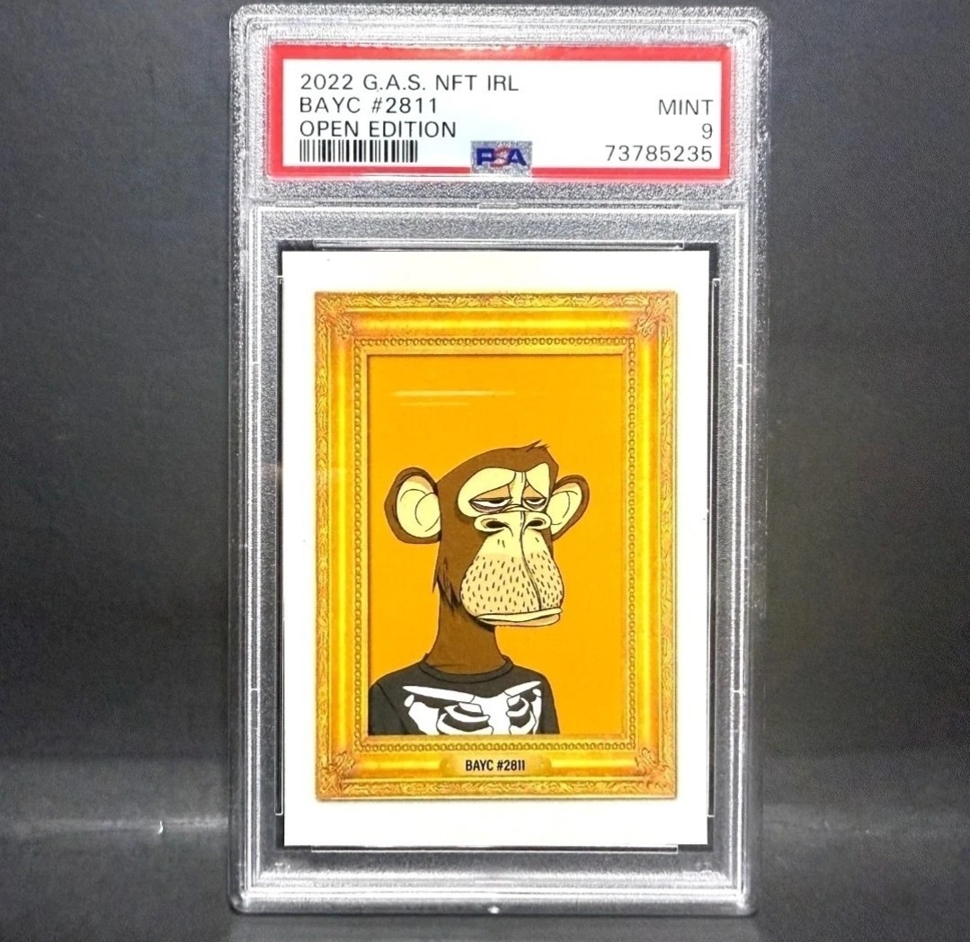 BORED APE G.A.S. Trading Card IRL  BAYC 2811