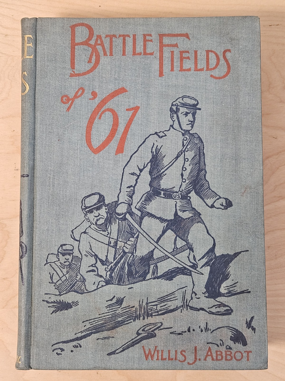 Battle Fields Of 61\' By Willis Abbot A Civil War Book 1889 Print
