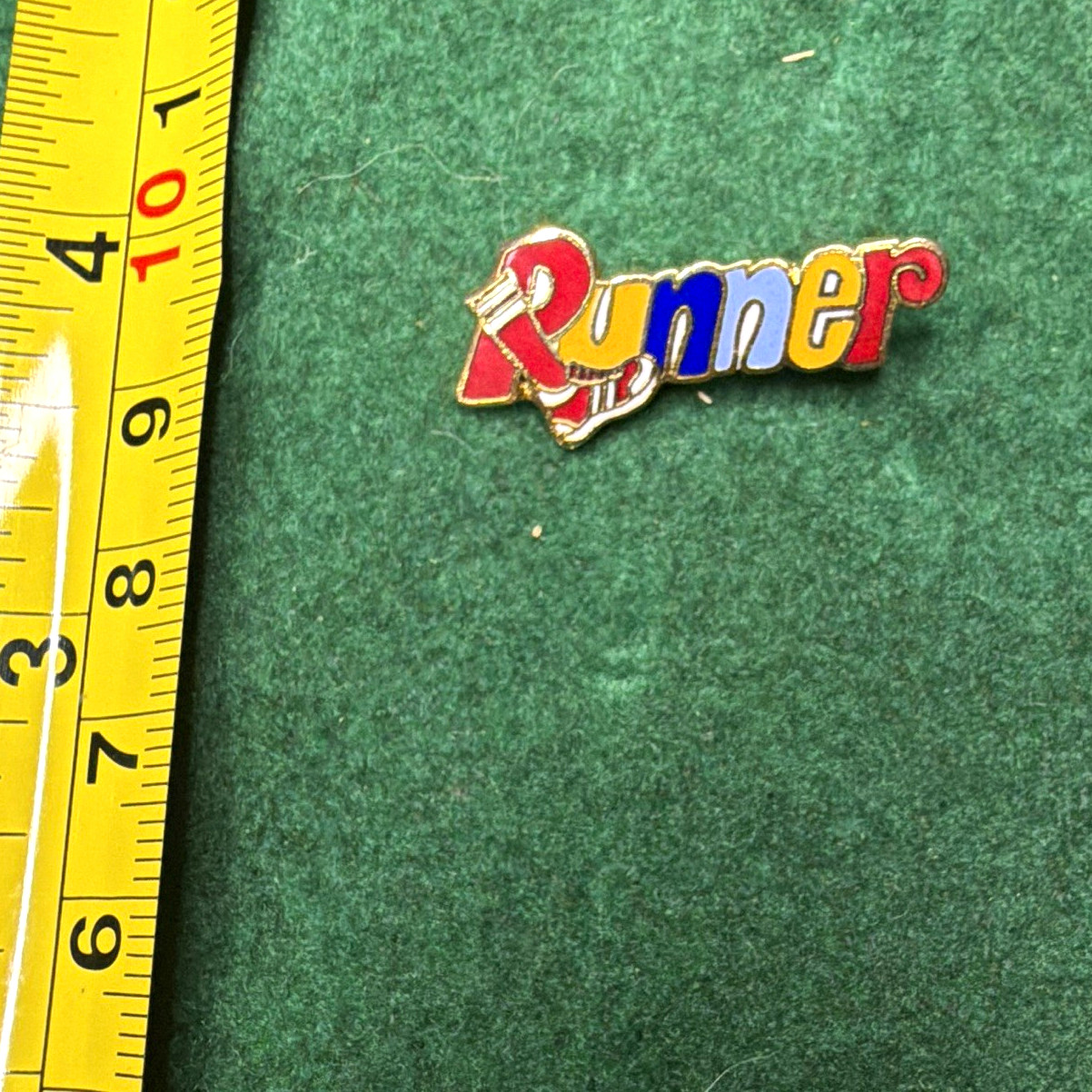Vintage Runner Pinback Button Lapel Pin Runner Pinback / Lapel Pin Button lot 15