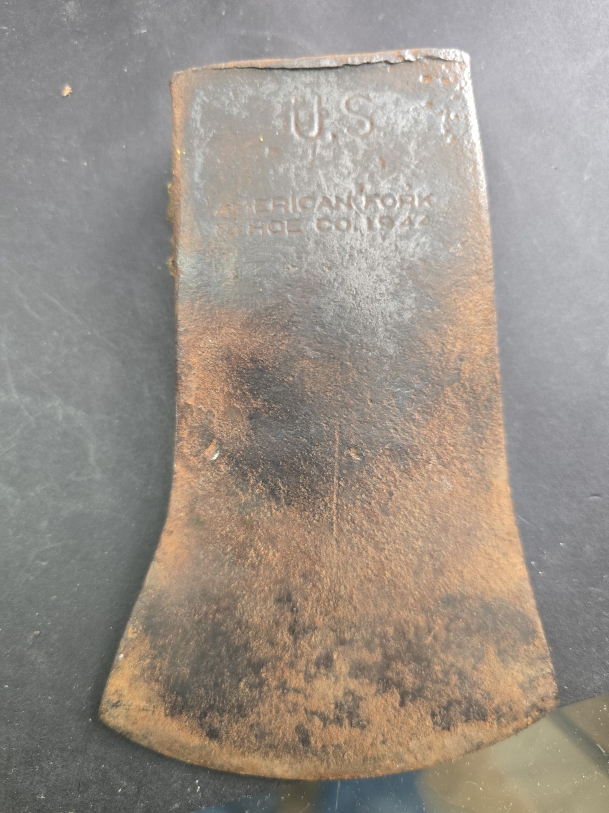 American Fork & Hoe Co. 1944 U.S. Military Hatchet Head