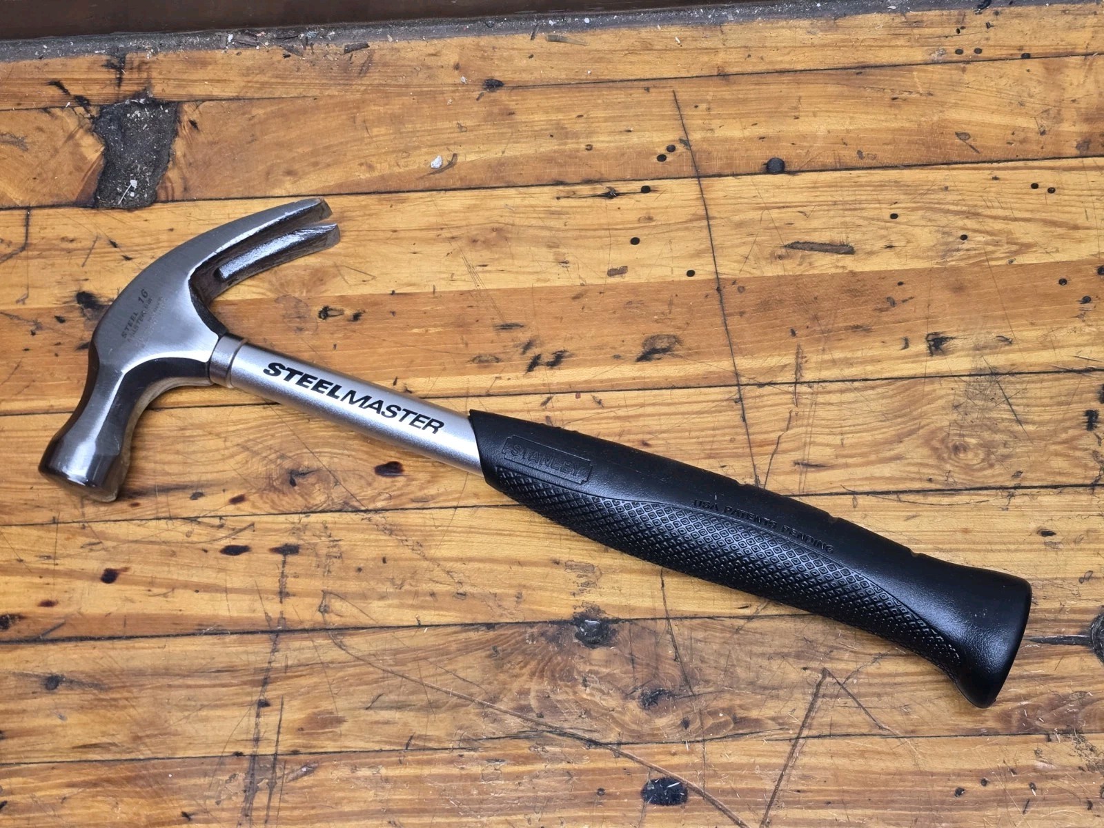 NEW Stanley STEELMASTER Hammer 16oz Curved Claw Cushion Grip Hammer 51-031