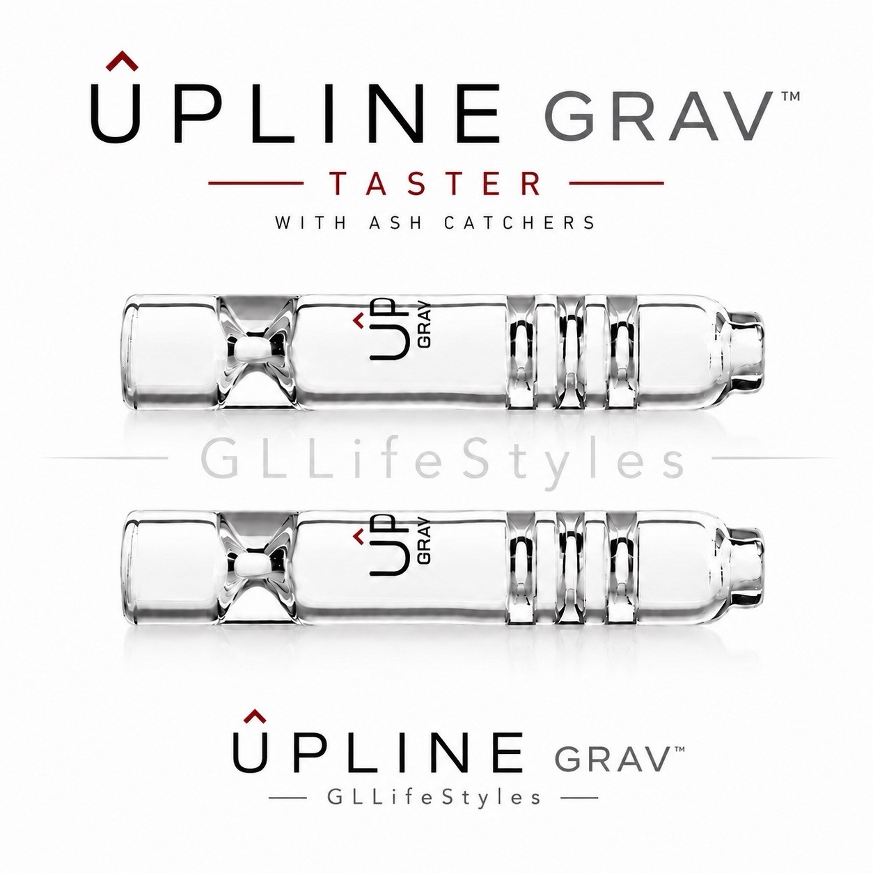 GRAV® 2-PACK Of The UPLINE® TASTER- Tiny Might 2 Compatible, 3.5”, 16MM THICK
