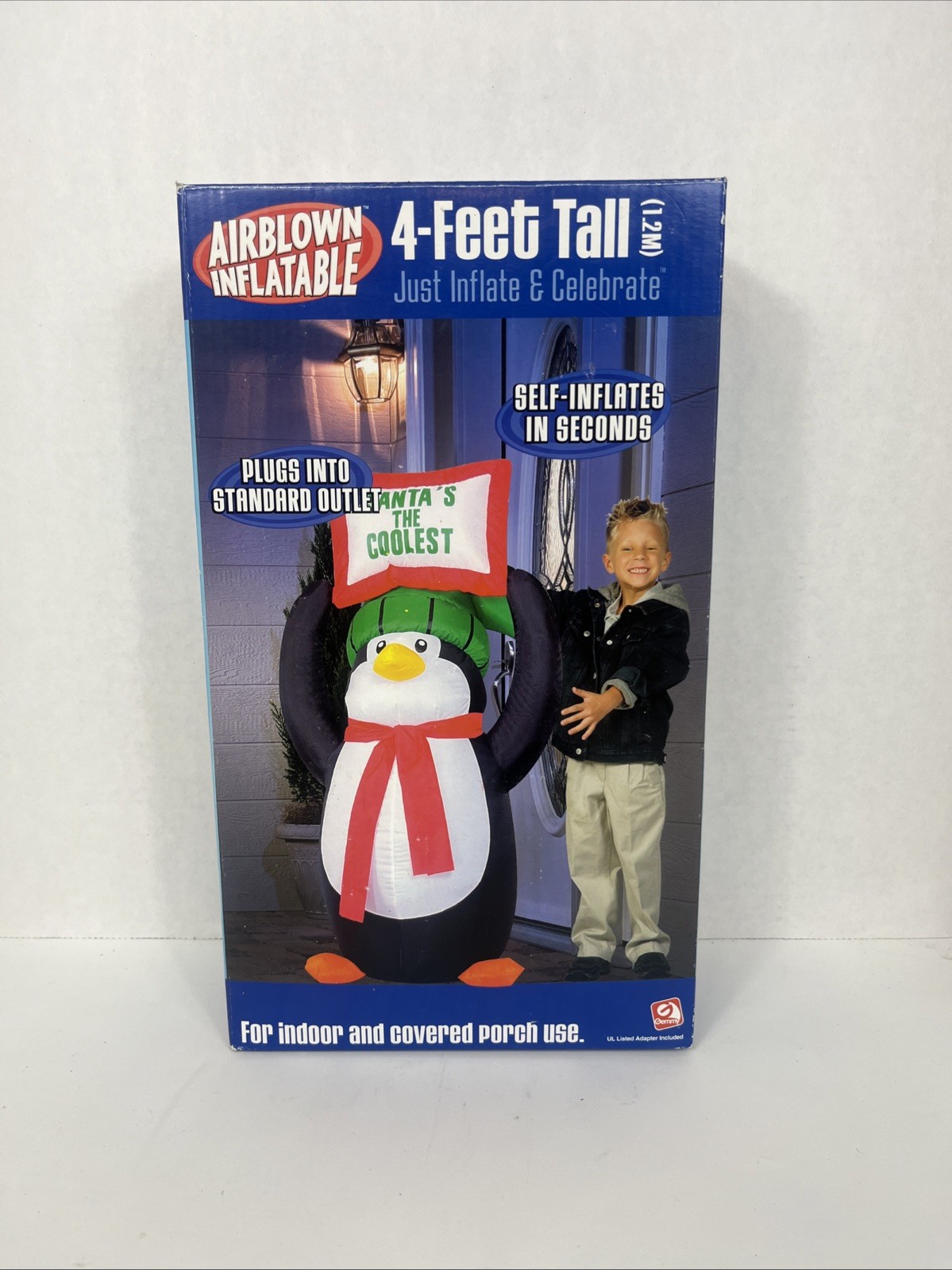 Vintage 2004 Gemmy 4ft Airblown Inflatable In Box Never Used