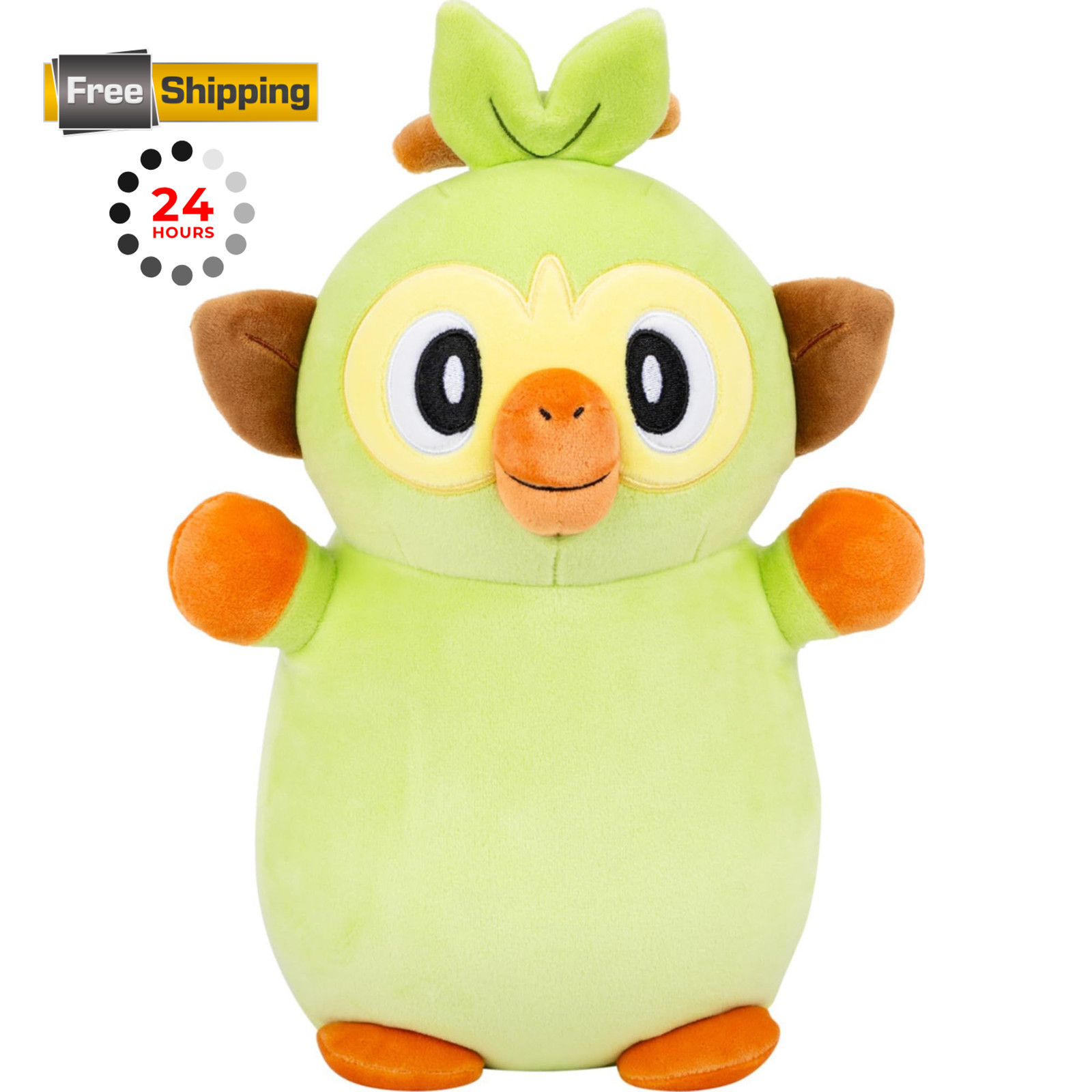 Squishmallows Original Pokémon 10in Grookey HugMees – Ultrasoft 10, Squishmallows Original Pokémon 10in Grookey HugMees – Ultrasoft 10,