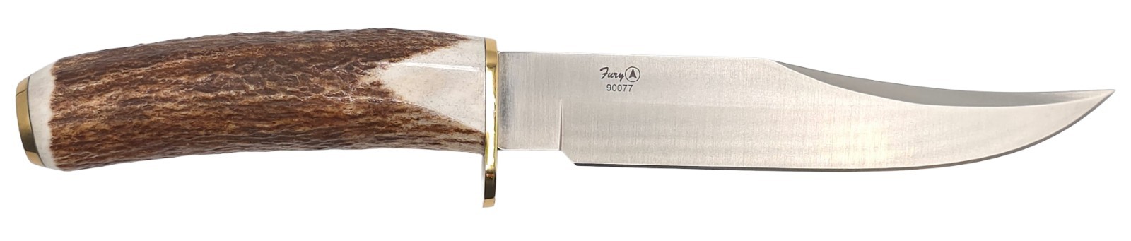 Muela 90077 Fury Bowie Genuine Stag Spain NIB Brass Leather Sheath Mint