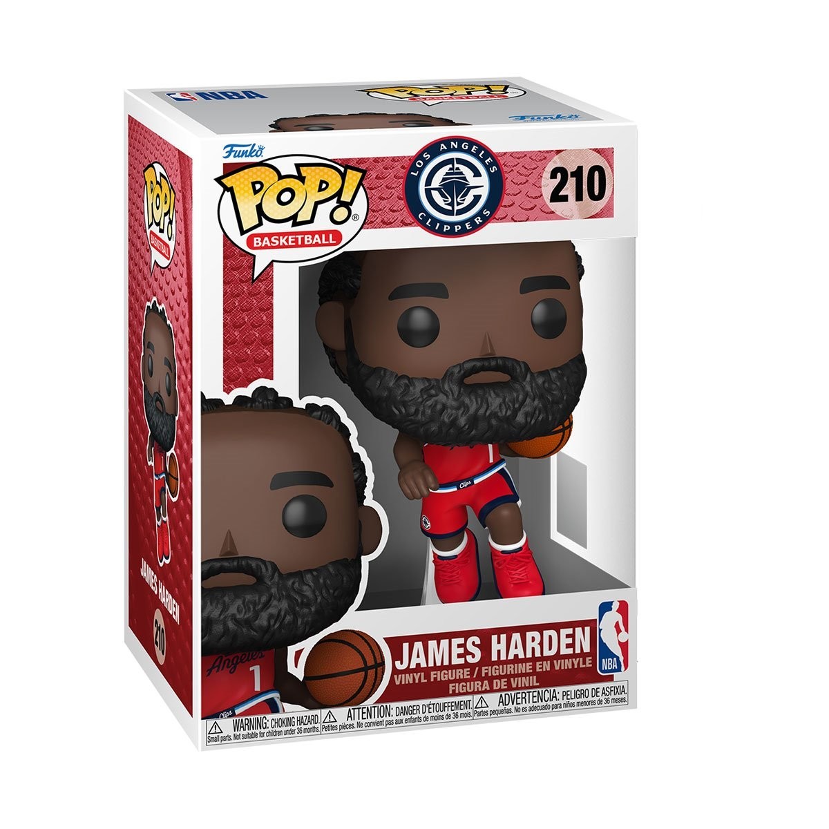 Funko K Pop Vinyl: James Harden #210 NBA Philadelphia 76ers New In Box NMNT