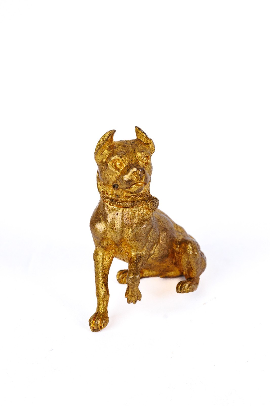 Antique Vienna Bronze English Bulldog – Cold-Painted Austrian Bronze