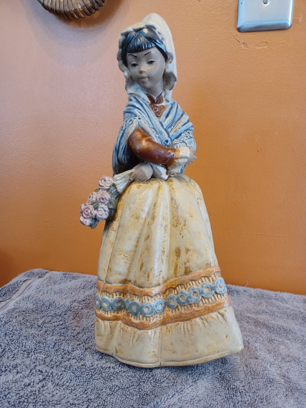 Lladro 3505 Fiesta, Country Girl Retired No Box Mint Condition Gres L@@K