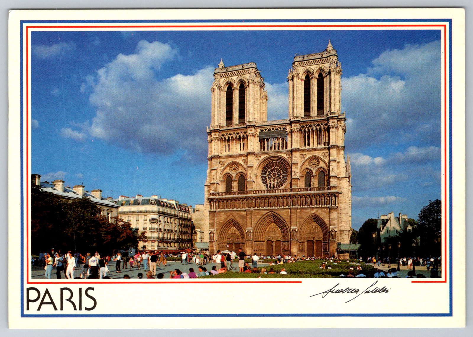 Paris Notre-Dame Cathedral Photo Andrea Pistolesi Postcard