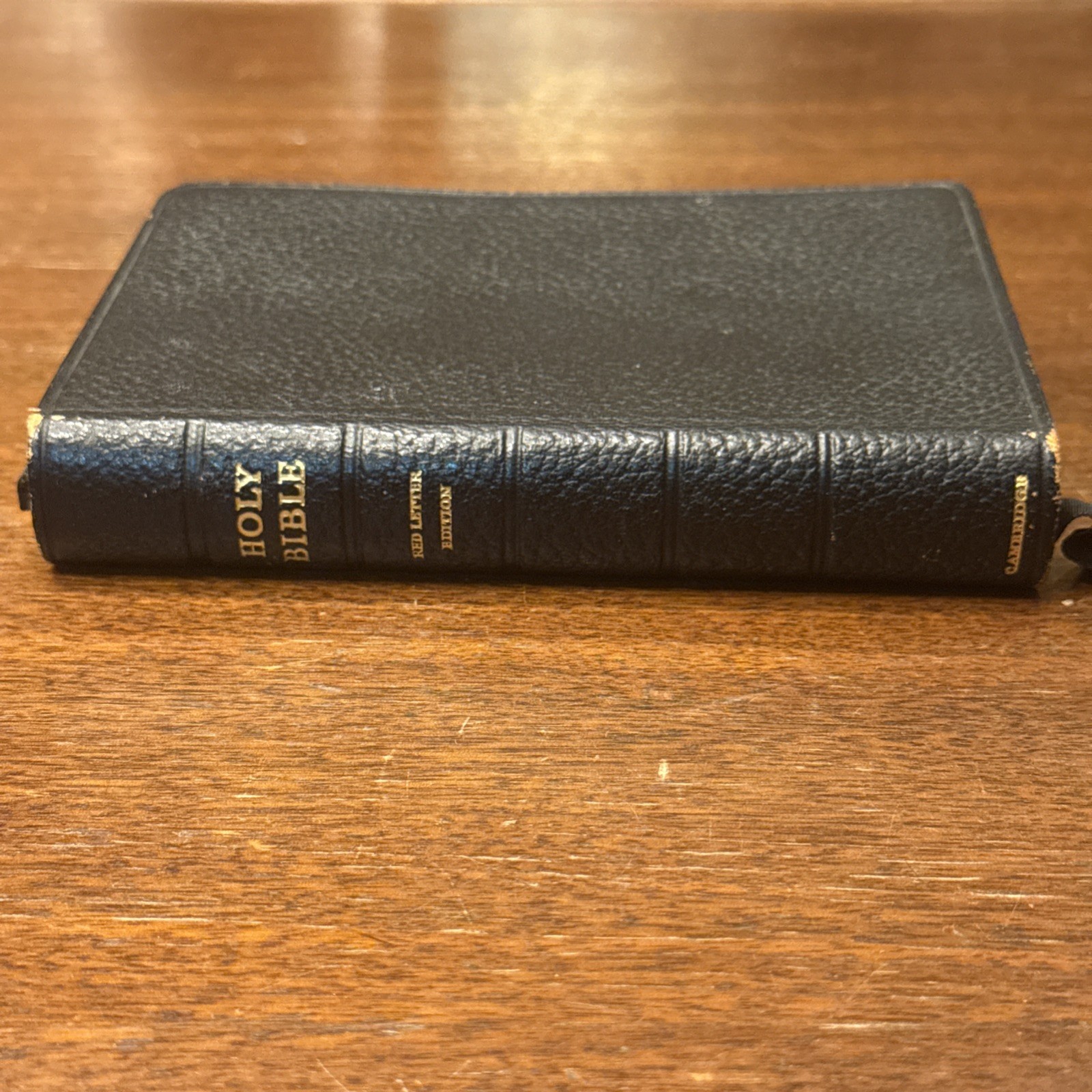 VTG Cambridge Cameo KJV Bible 1940s 31XC1RL Morocco Leather Gold Gilt RedLetter