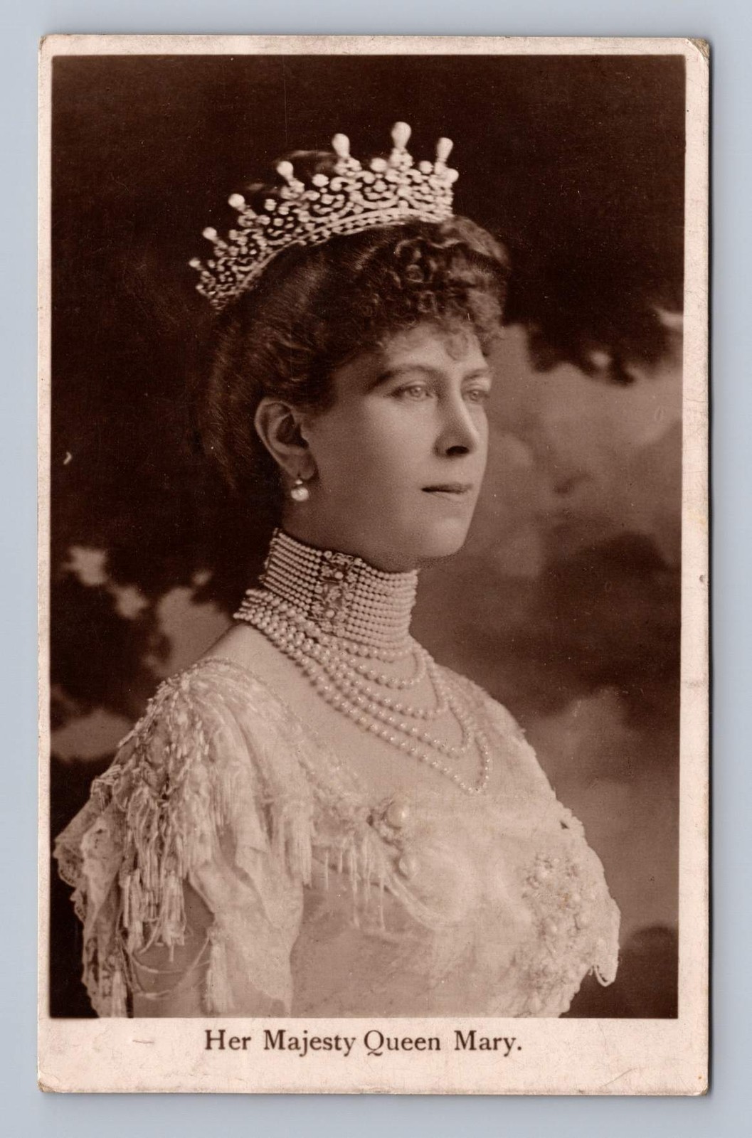 Antique England Postcard Queen Mary Portrait Royalty 1900s Antique England Postcard Queen Mary Portrait Royalty 1900s