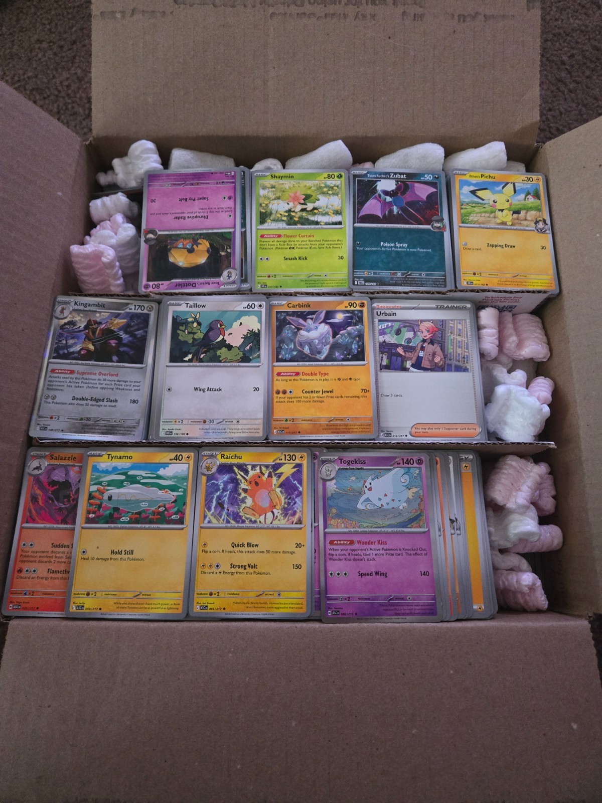 Pokemon 6000 MEGA EVOLUTION ASCENDED HEROES BULK CARD LOT HOLOS - ENGLISH