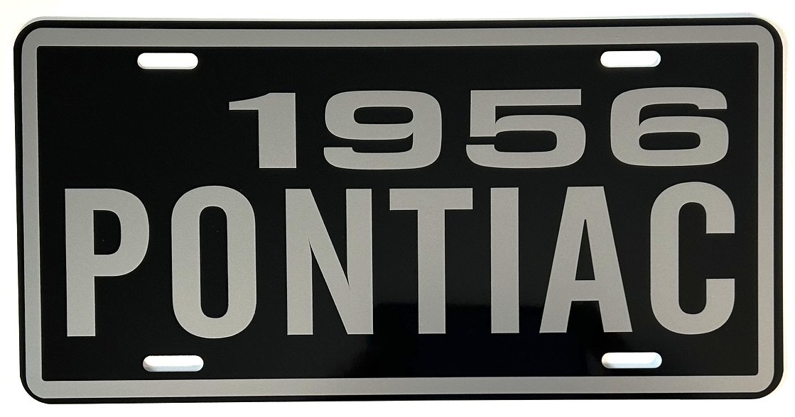1956 PONTIAC Metal License Plate Fits Chieftain Star Chief Bonneville Classic