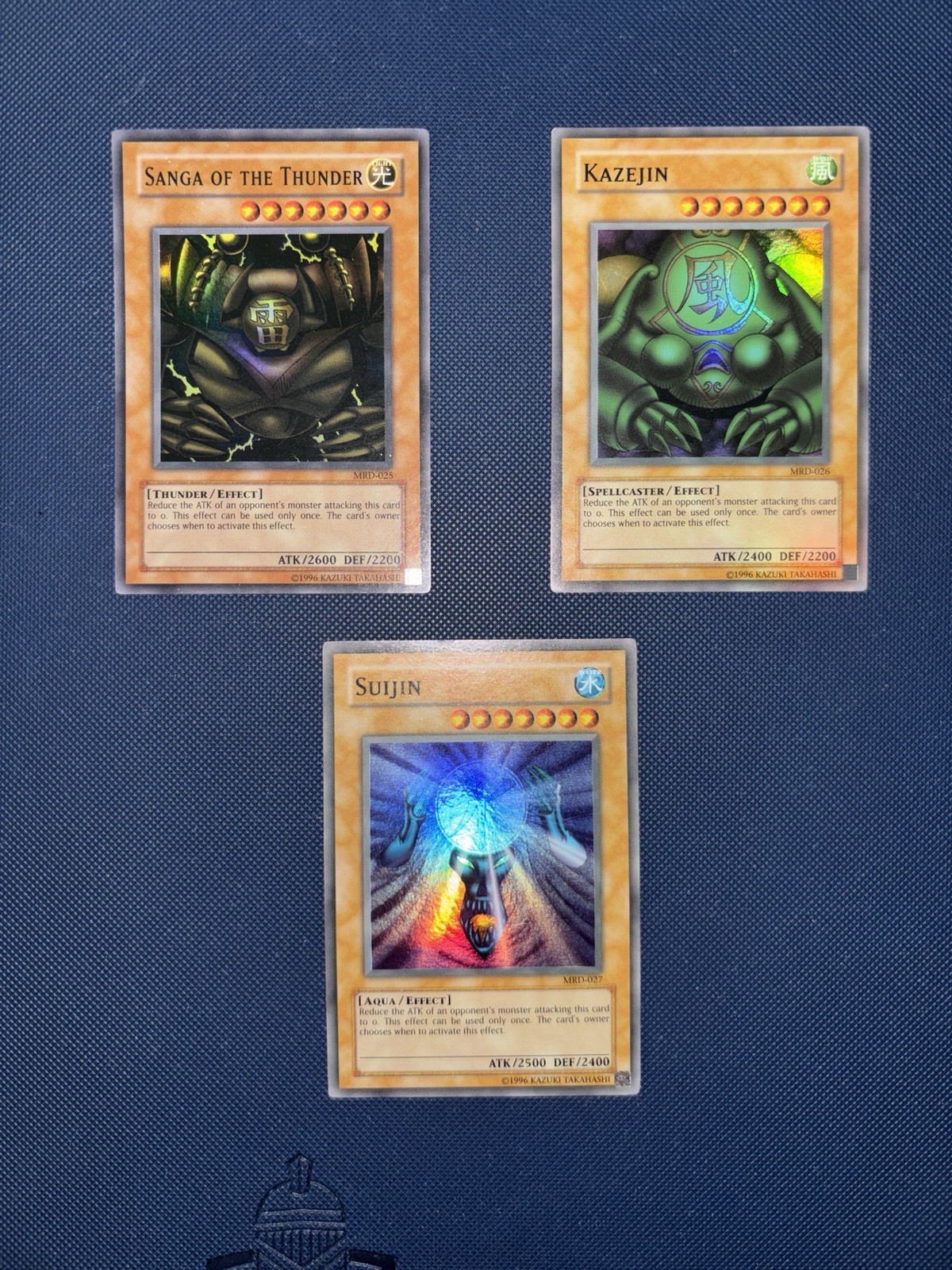 Yu-Gi-Oh Gate Guardian Set: Kazejin, Sanga, Suijin MRD-025 MRD-026 MRD-027 Yu-Gi-Oh Gate Guardian Set: Kazejin, Sanga, Suijin MRD-025 MRD-026 MRD-027