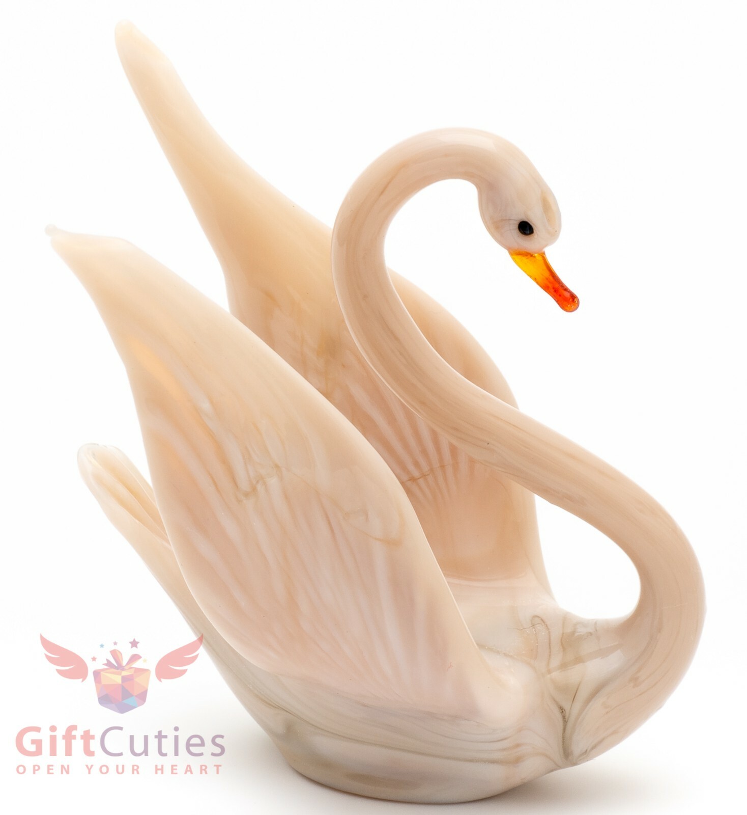 Glass bird Swan 