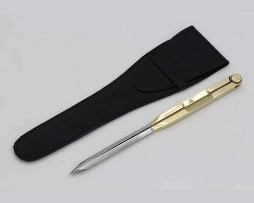 AR Enterprises Straight Pattern Artist Proportional Divider Solid Brass 8''