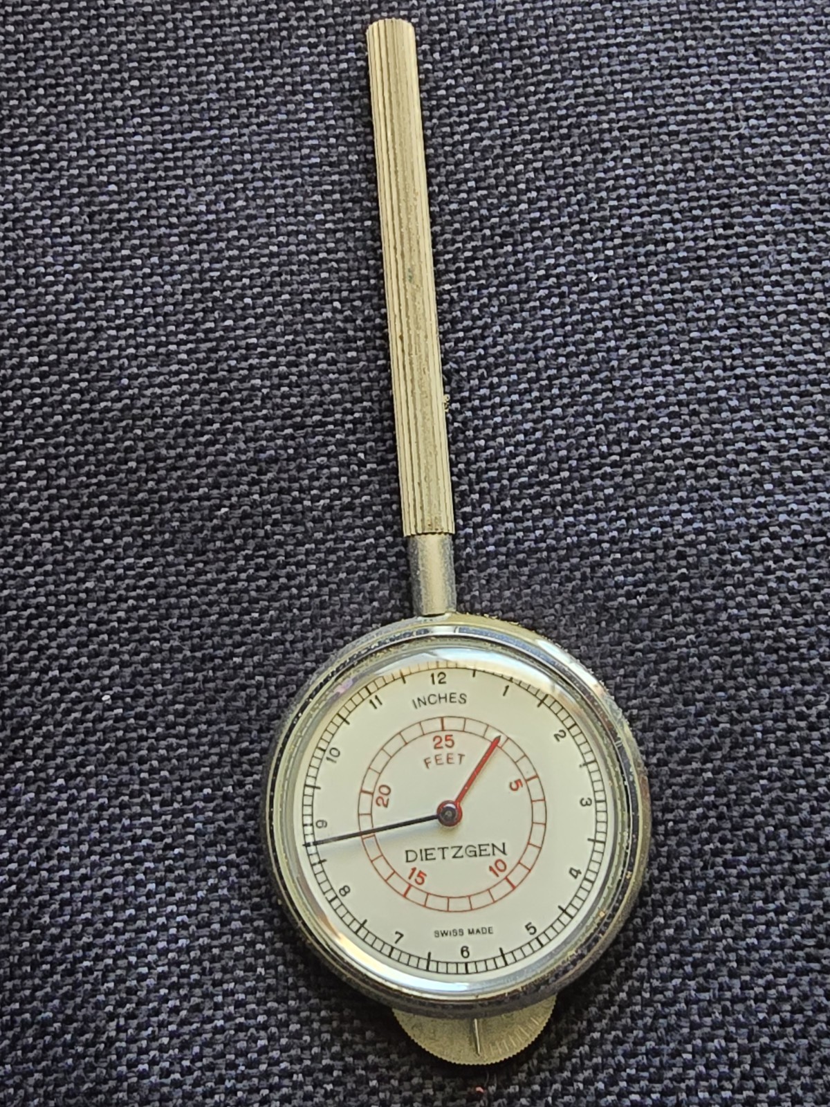 Dietzgen Vintage Swiss Map Measuring Meter Dietzgen Vintage Swiss Map Measuring Meter
