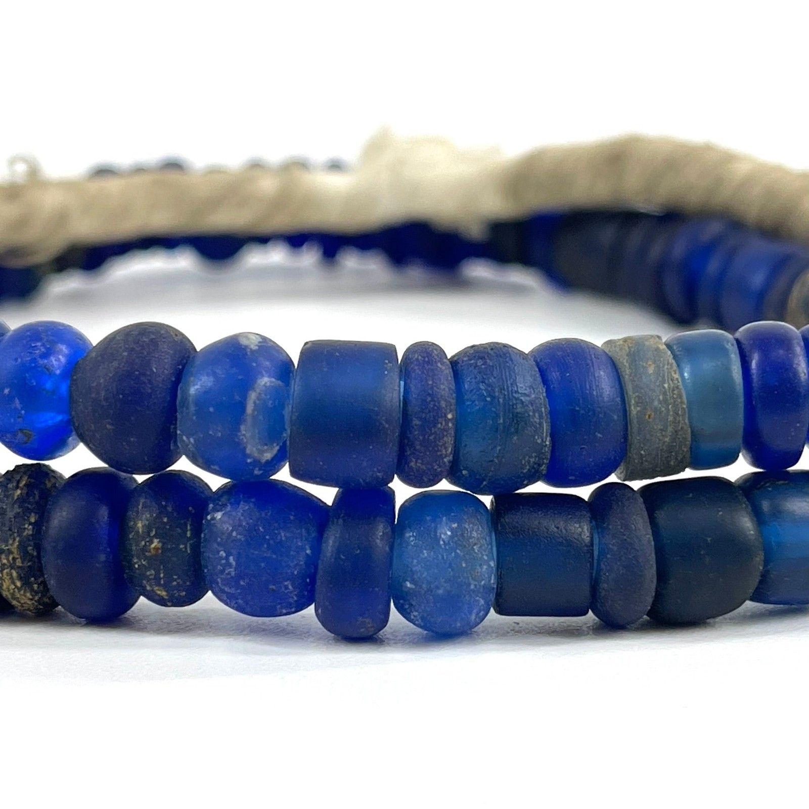 Dogon Bohemian Blue Trade Beads 30Inch