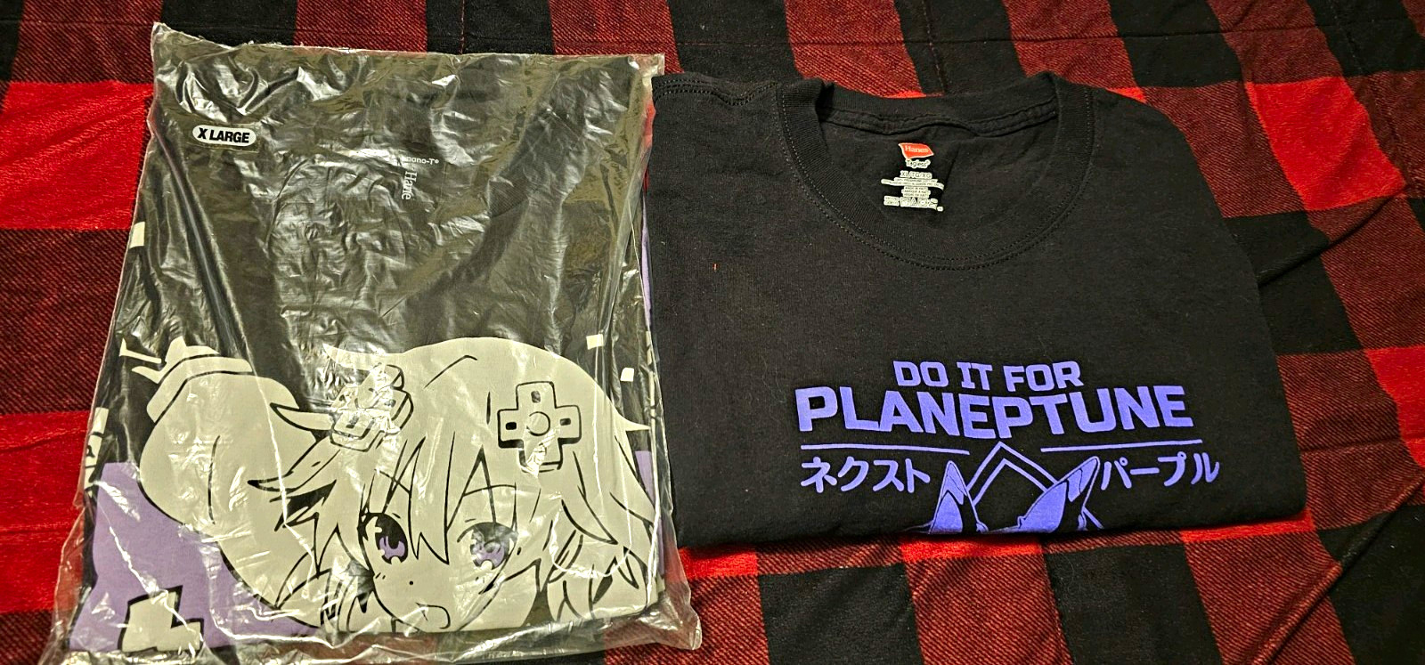 Hyperdimension Neptunia Neptune T-Shirts Official Merchandise Size XL see desc