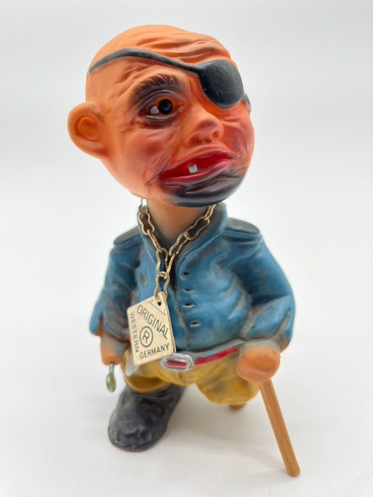 Heico West Germany vintage nodder bobble-head w/tag troll 1960s
