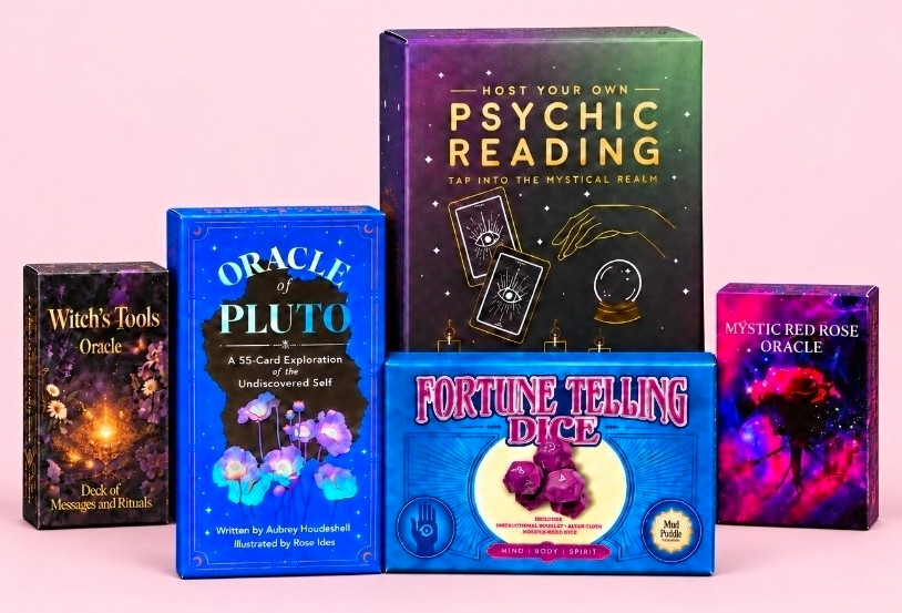 🔮 Metaphysical Lot - 3 Oracle Decks, Fortune Dice, & Psychic Reading Kit. 🔮