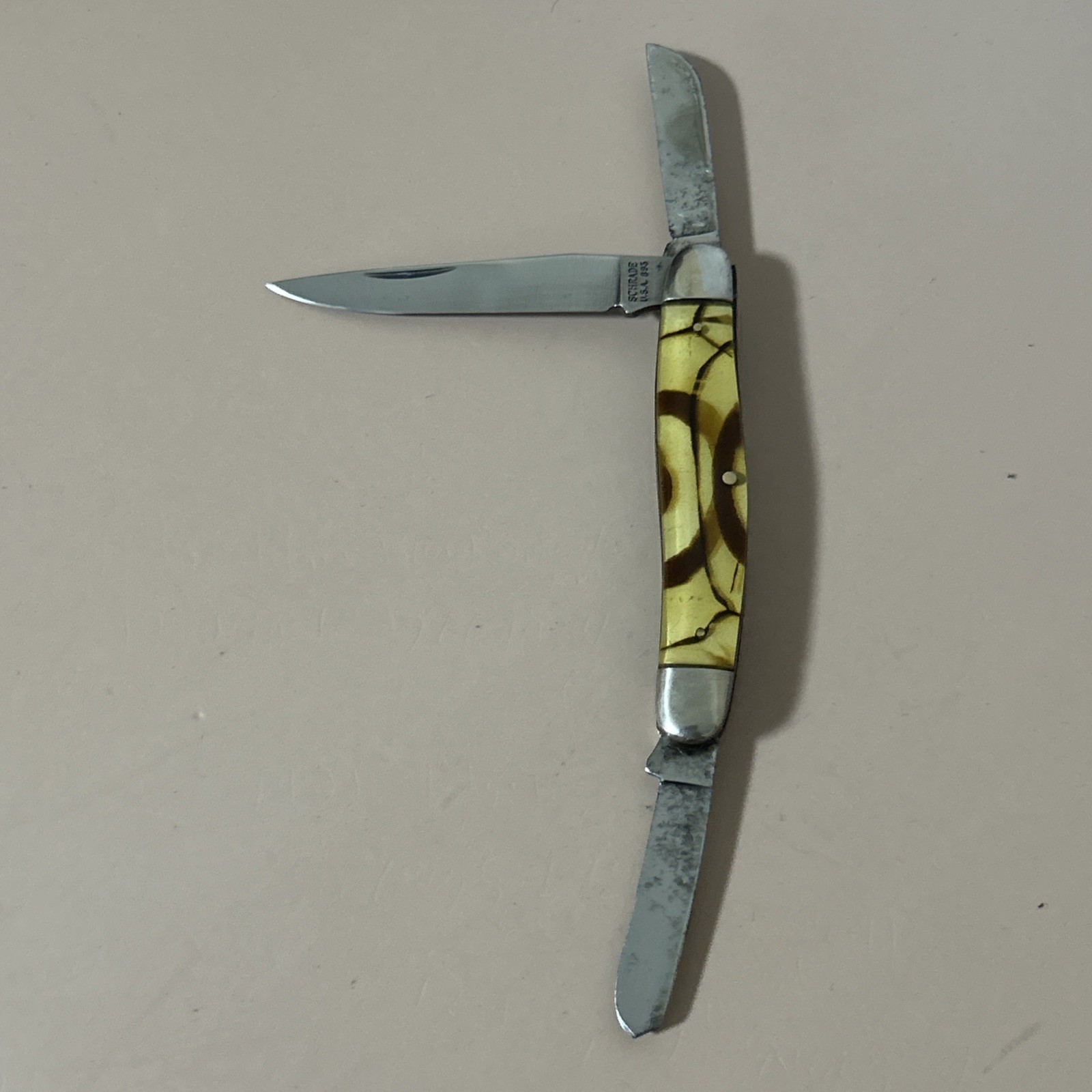 1970s Schrade USA 893 Lumberjack Stockman Been Sharpened Excellent Condition 