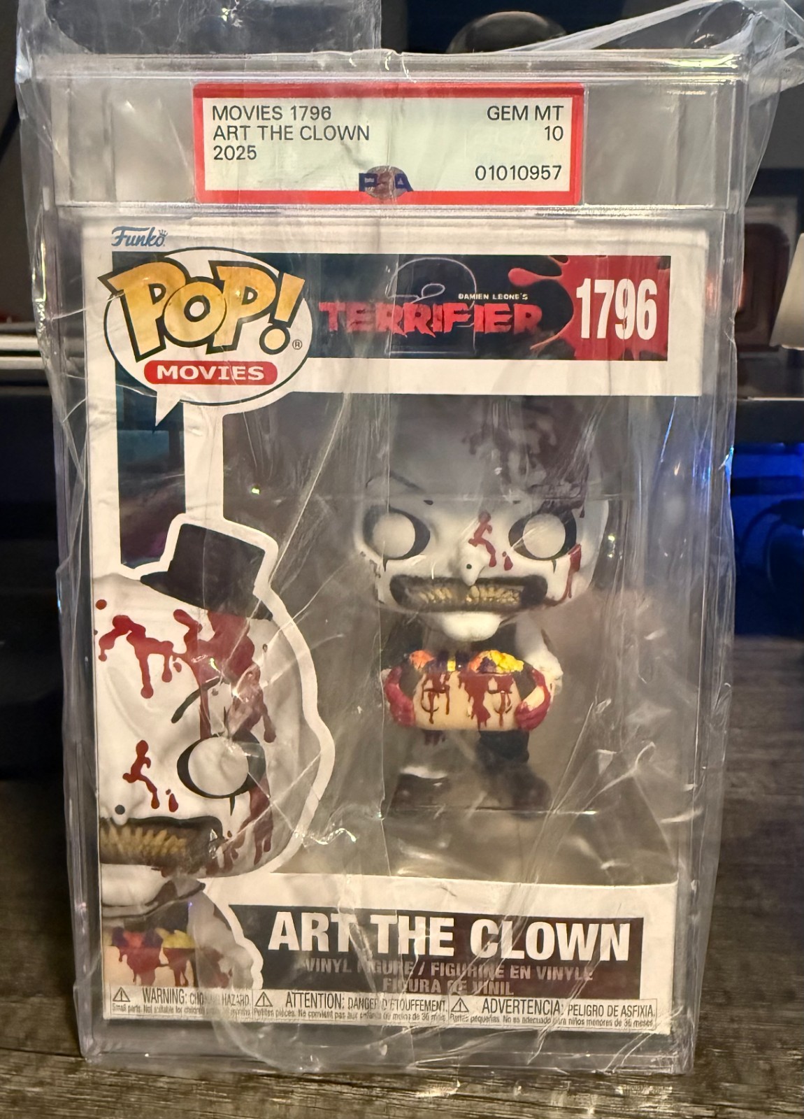 Funko Terrifier Art the Clown 1796 PSA 10