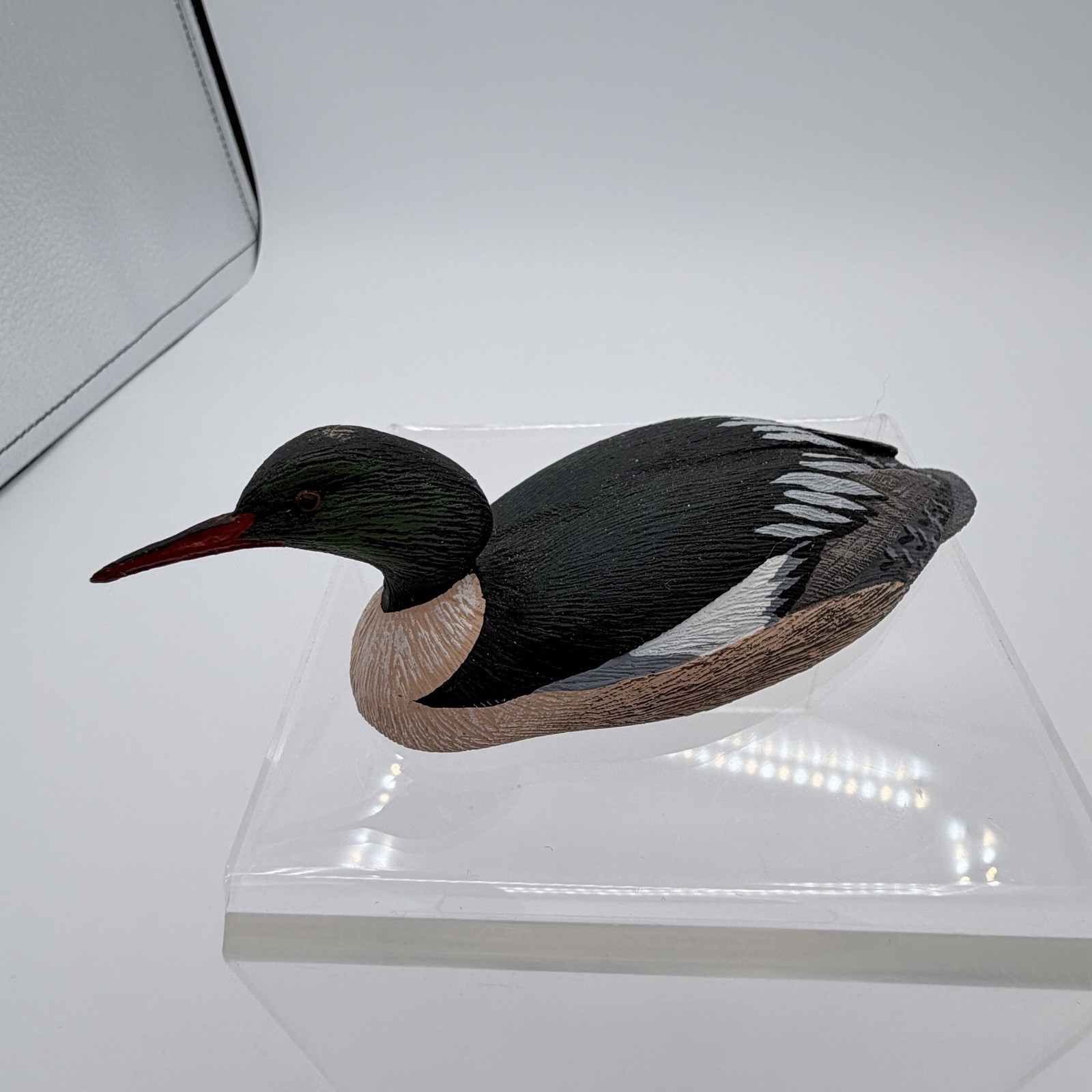 VTG Decoy Duck Mini Figurine WIlliam J Koelpin \
