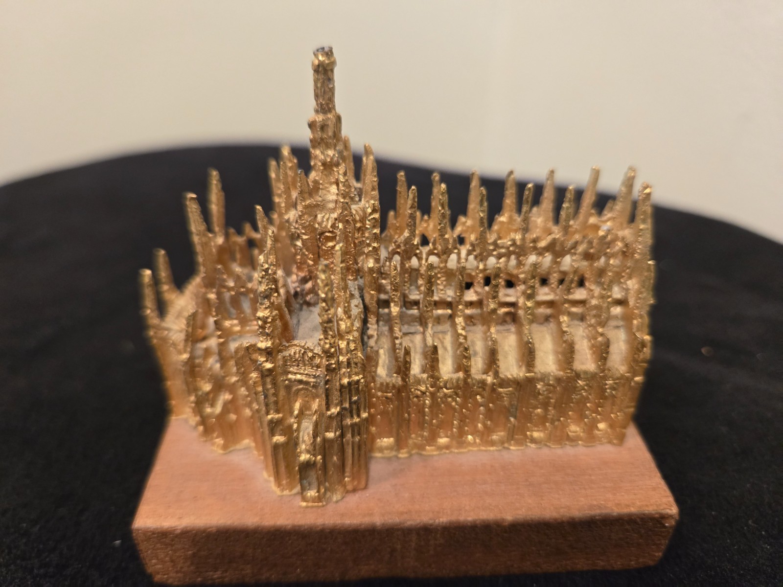Milan Cathedral metal souvenir building m.i. Italy antique