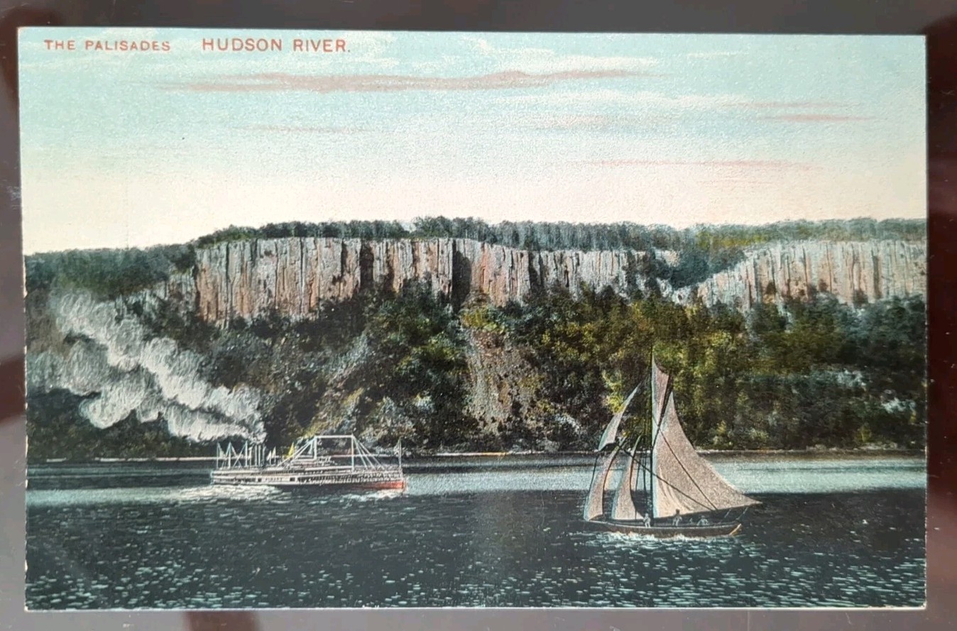 The Palisades, Hudson River, NY - 1907-15, Rough Edges