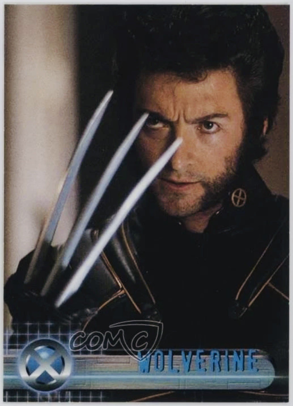 2000 Topps X-Men The Movie Profiles Wolverine Hugh Jackman Live Action Rookie #6