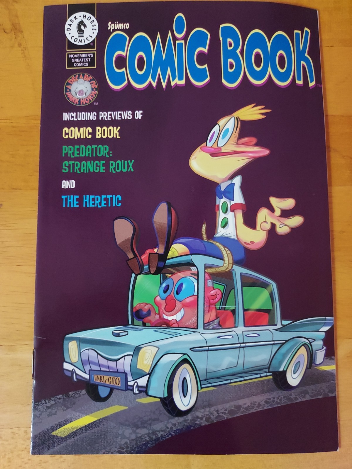 Spumco Comic Book #1 Low Print Mini Comic Ren And Stimpy  (1996 Dark Horse)