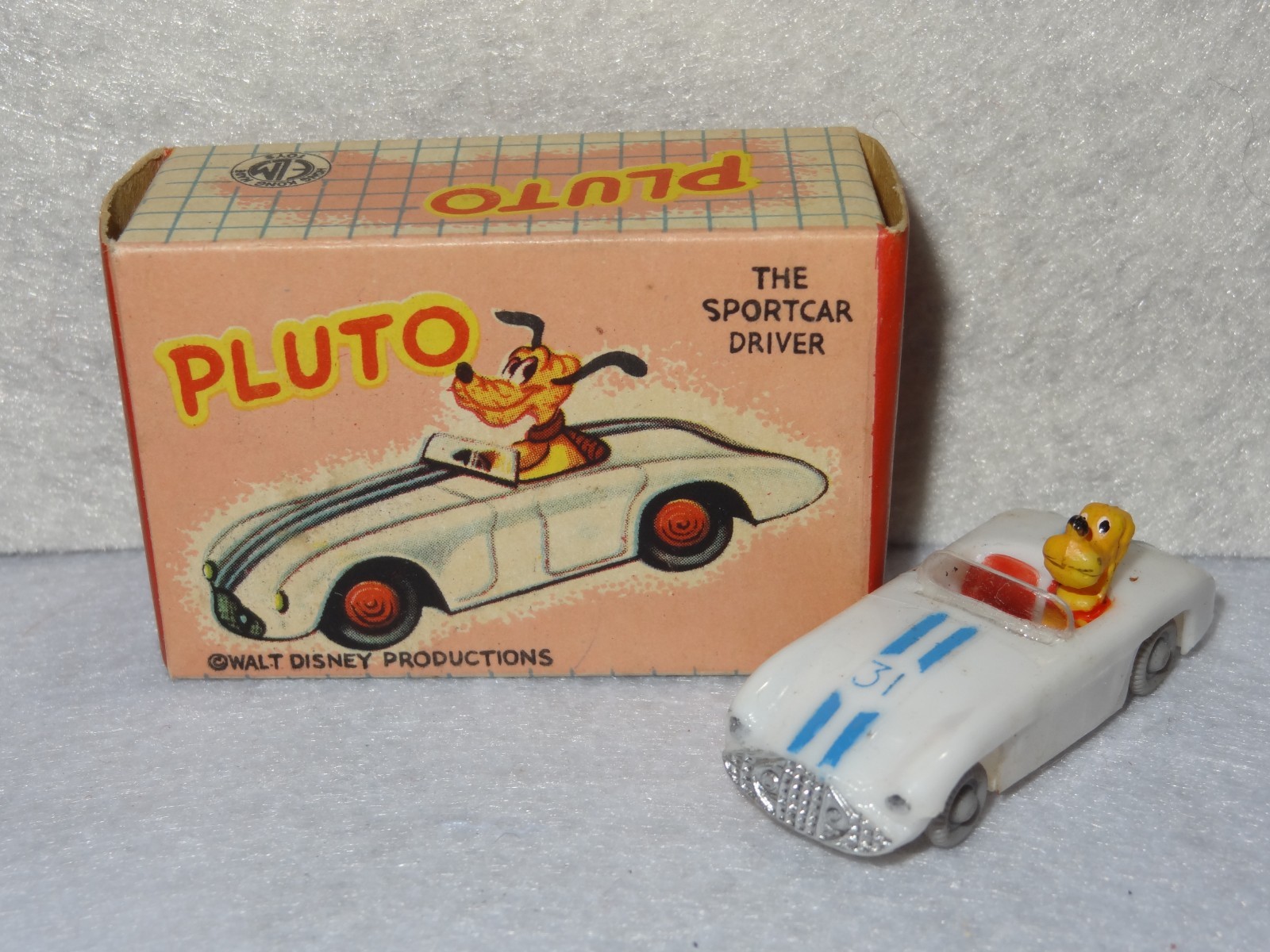 Vintage Disney Pluto Box & Car \