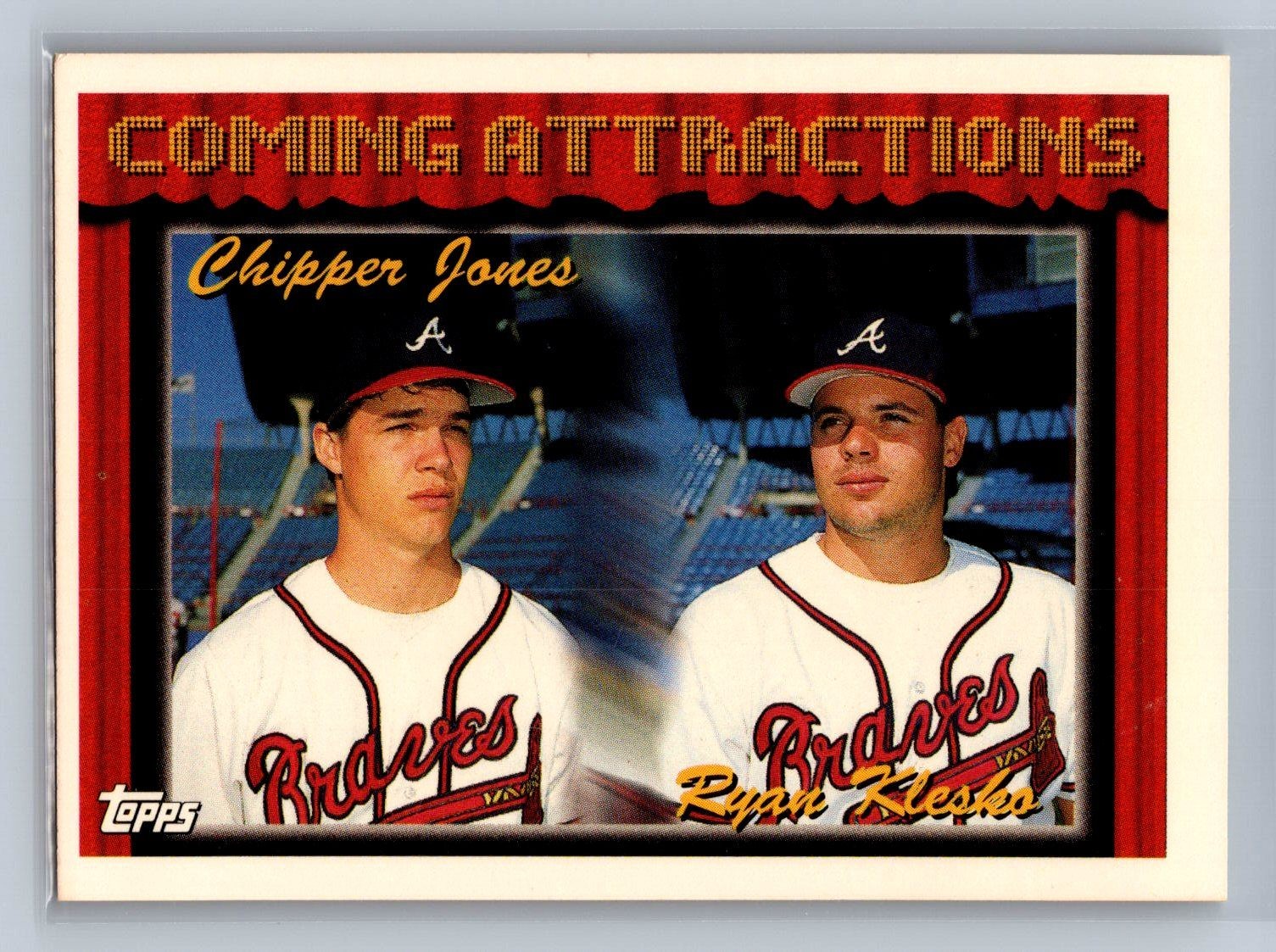 MLB Chipper Jones Ryan Klesko 1994 Topps 777 Atlanta Braves