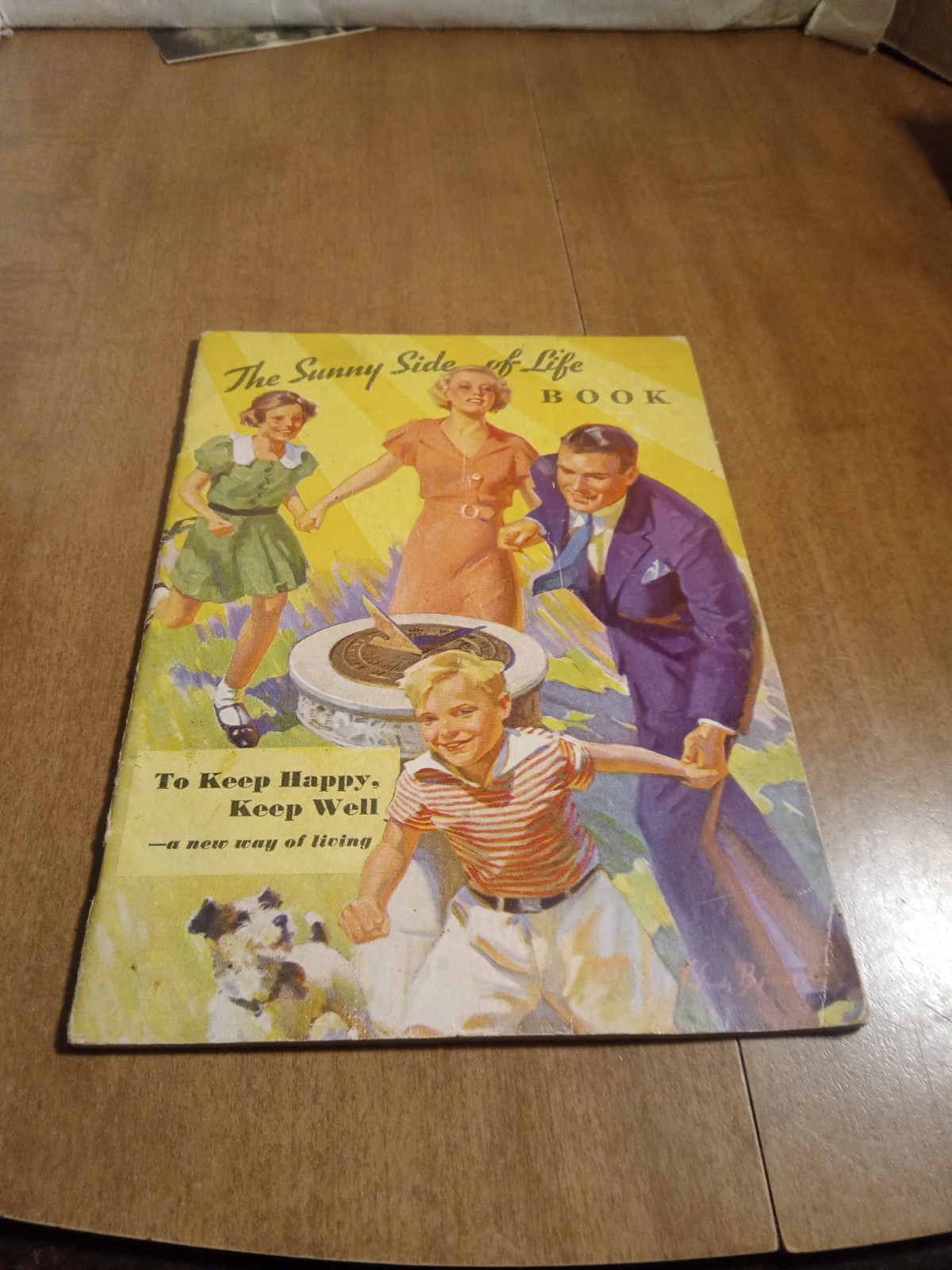 Vintage 1934 The Sunny Side of Life Book Kellogg's All Bran Advertising Cookbook