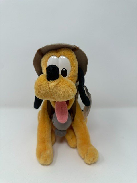 NWT Vintage Walt Disney World Animal Kingdom Safari Pluto Plush 10