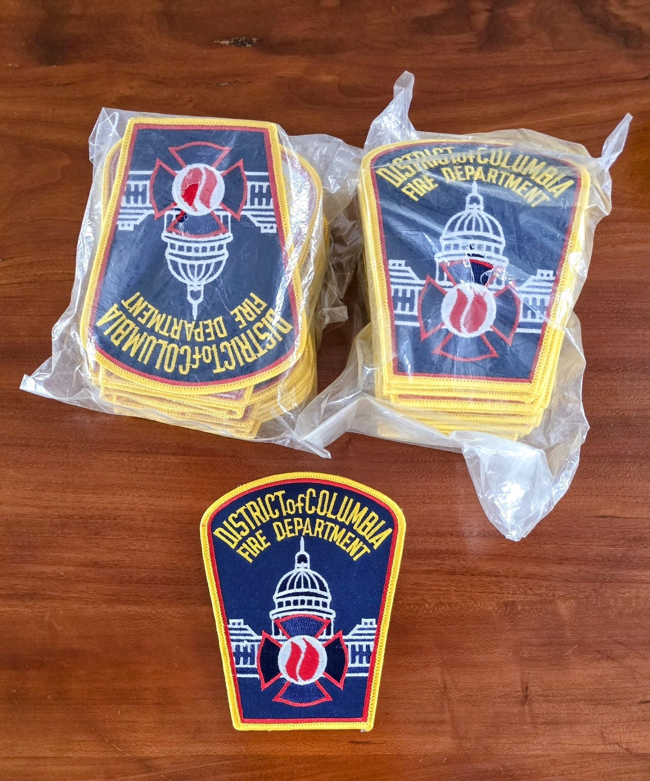 DCFD Washington DC District Columbia 1 old style fire patch design vintage 1990s DCFD Washington DC District Columbia 1 old style fire patch design vintage 1990s